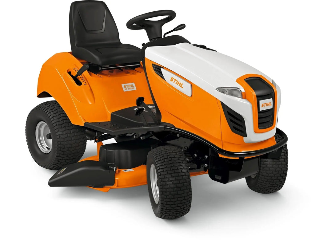 STIHL RT 4112 SZ Aufsitzmäher – Leistungsstarker Rasentraktor mit Seitenauswurf für große Flächen