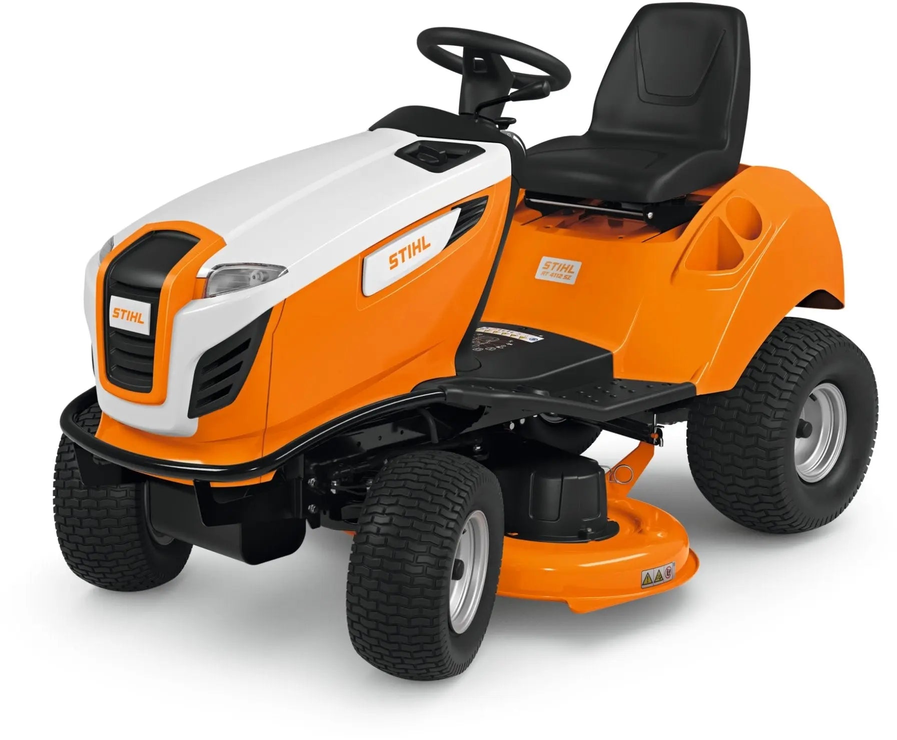 STIHL RT 4112 SZ Aufsitzmäher – Leistungsstarker Rasentraktor mit Seitenauswurf für große Flächen