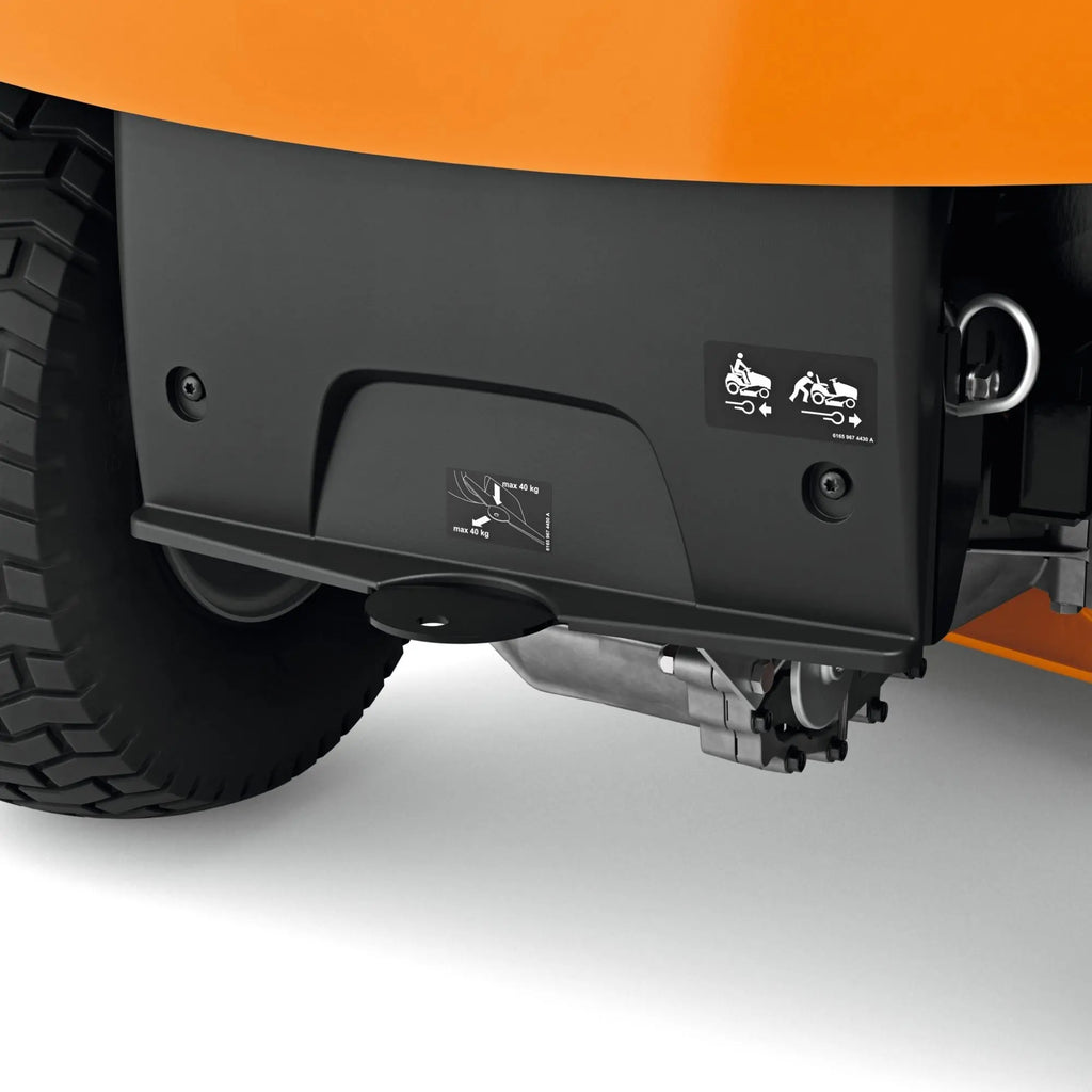 STIHL RT 4112 SZ Aufsitzmäher – Leistungsstarker Rasentraktor mit Seitenauswurf für große Flächen
