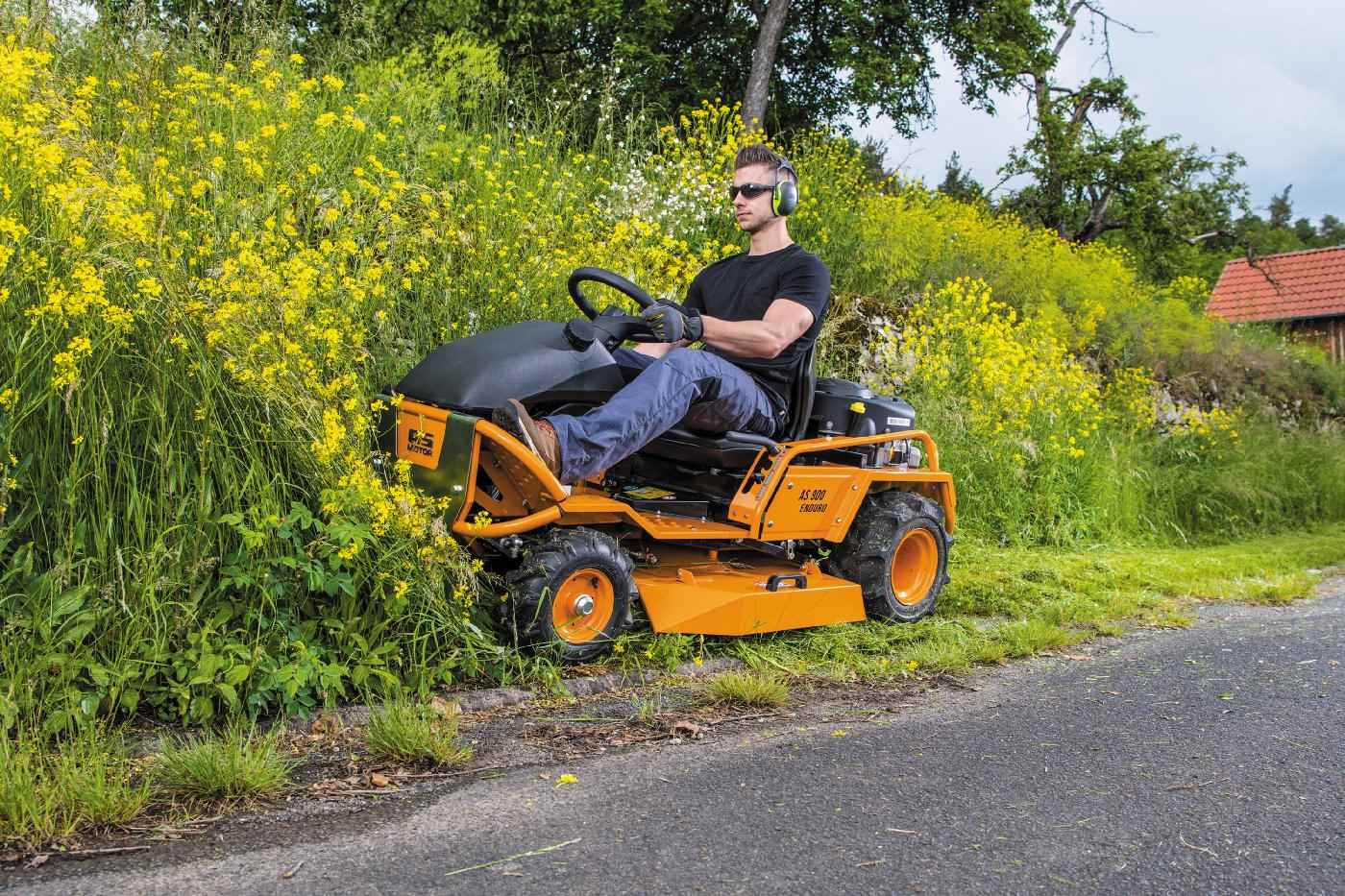 AS-Motor 900 Enduro – Aufsitz-Allmäher für Hochgras & anspruchsvolles Gelände