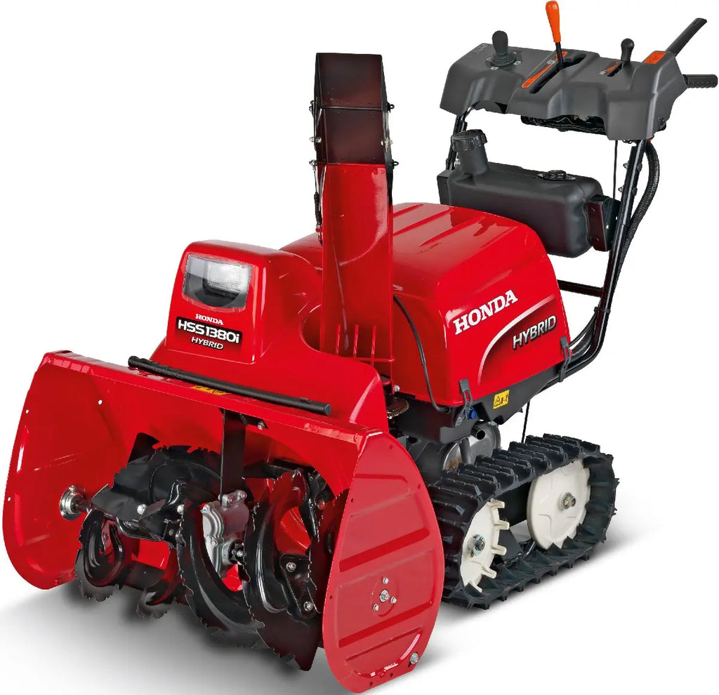 Honda HSS 1380i1 TD Hybrid-Schneefräse – 81 cm Räumbreite, Raupenantrieb & Elektrostart
