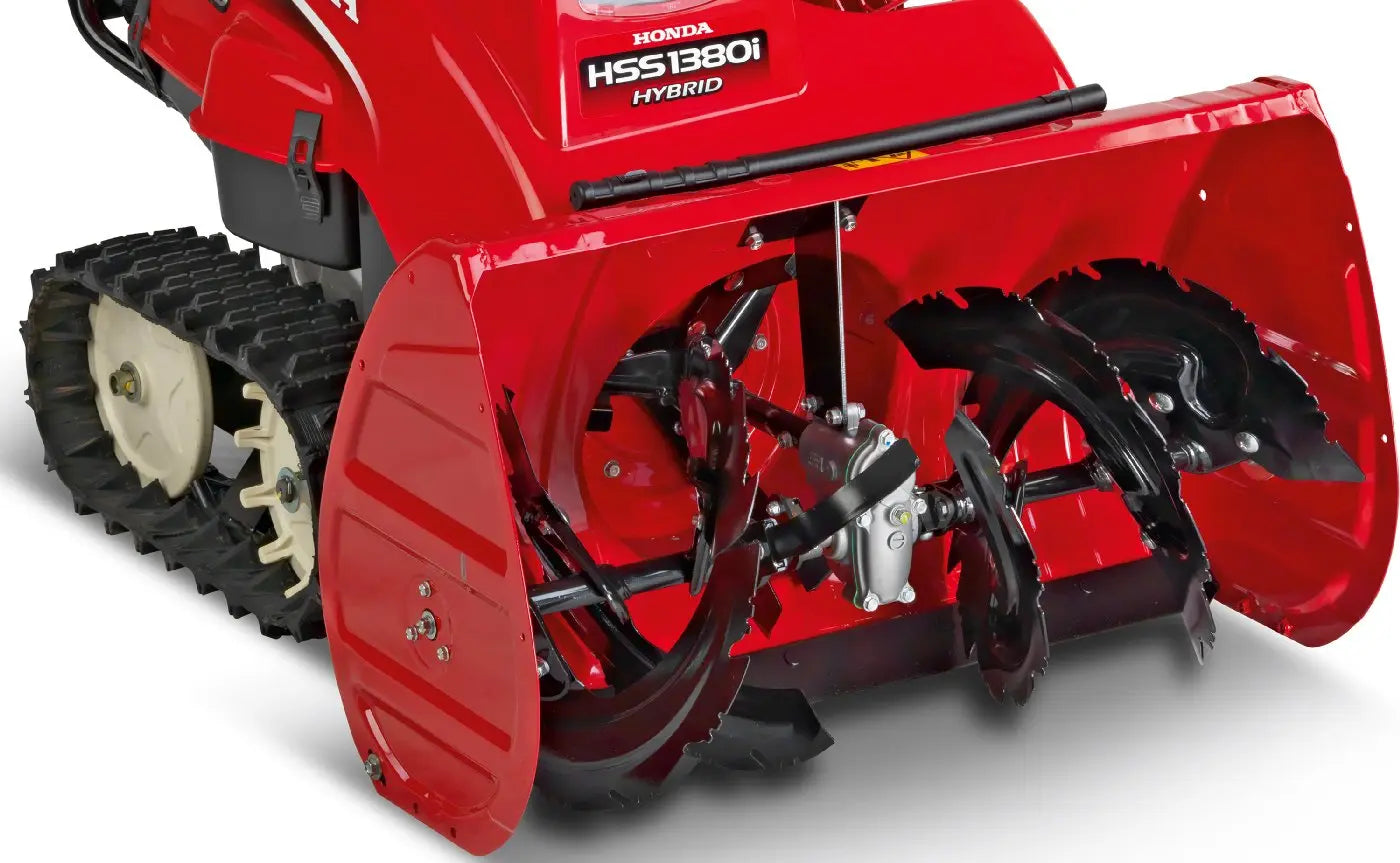 Honda HSS 1380i1 TD Hybrid-Schneefräse – 81 cm Räumbreite, Raupenantrieb & Elektrostart