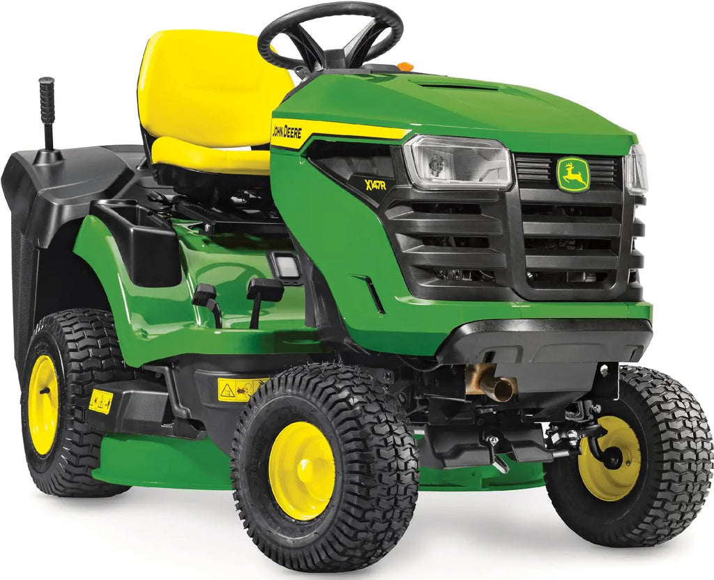 John Deere X147R Rasentraktor – Komfortabler Aufsitzmäher mit 107 cm Mähwerk und 300-Liter-Fangkorb