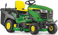 John Deere X167R Aufsitzrasenmäher mit 300-Liter-Fangkorb und Hydrostat-Antrieb