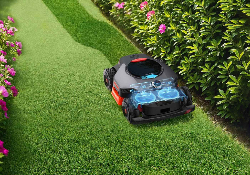 NexLawn Vidar 3000 AWD Mähroboter ohne Begrenzungskabel für große Rasenflächen bis 3.000 m²