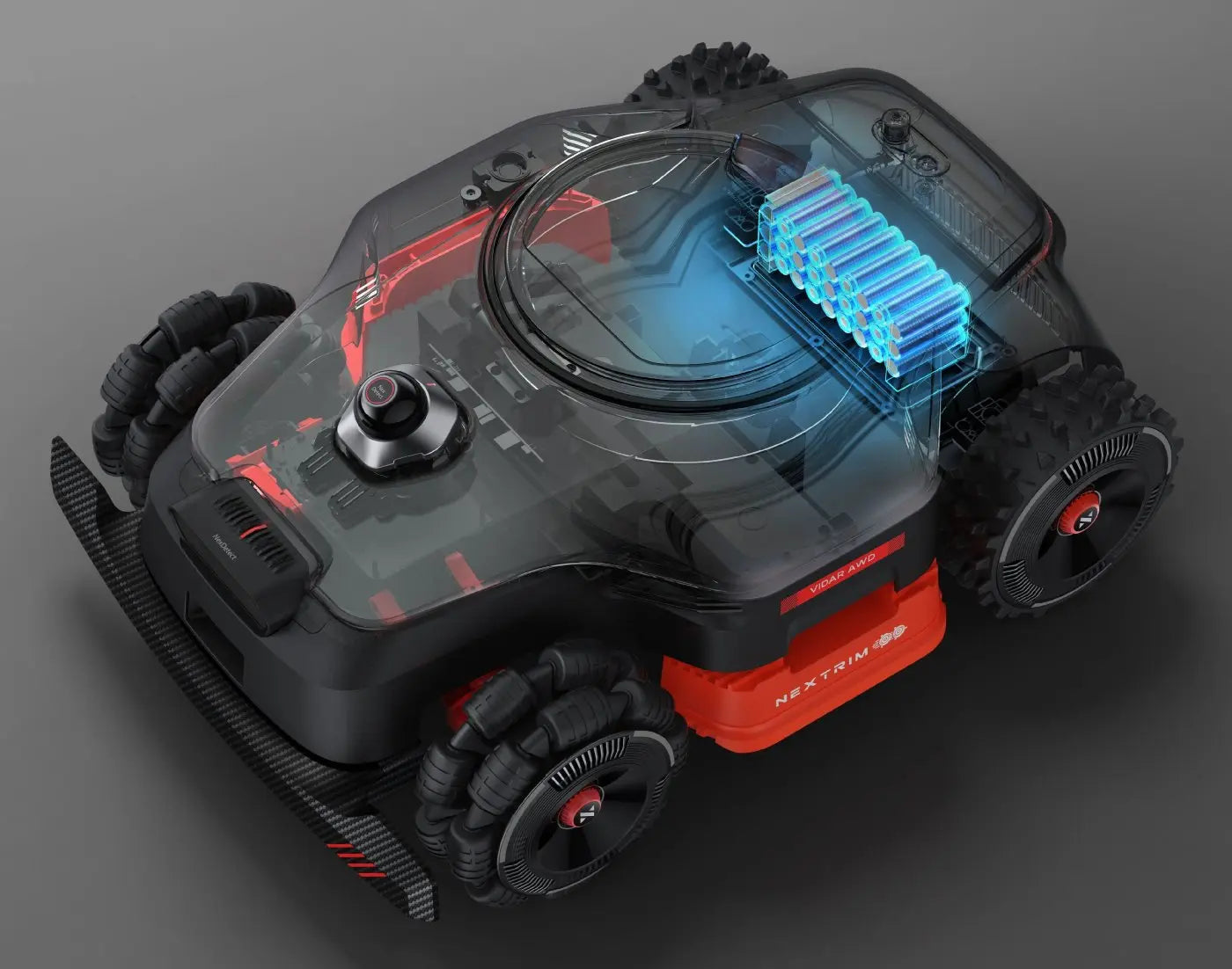 NexLawn Vidar 3000 AWD Mähroboter ohne Begrenzungskabel für große Rasenflächen bis 3.000 m²