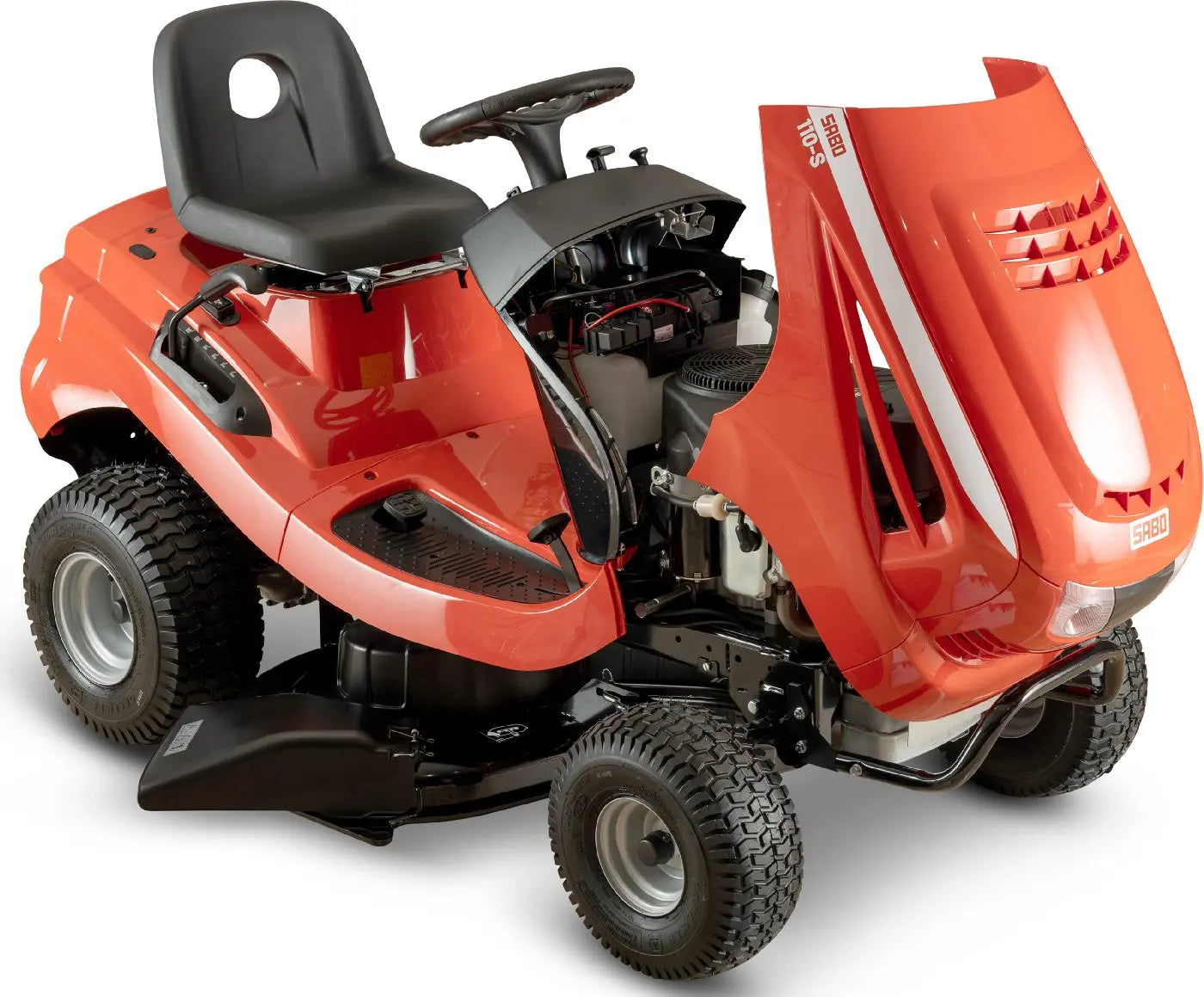 SABO Rasentraktor 110-S mit Mulchkeil – Leistungsstarker Aufsitzmäher mit 110 cm Schnittbreite