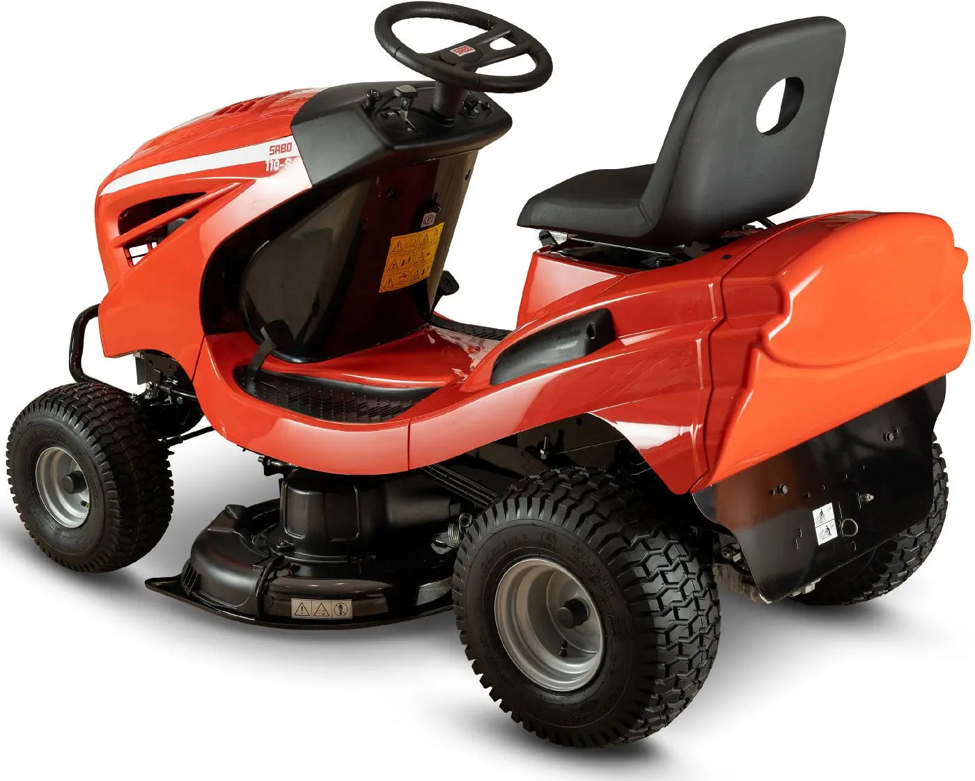 SABO Rasentraktor 110-S mit Mulchkeil – Leistungsstarker Aufsitzmäher mit 110 cm Schnittbreite