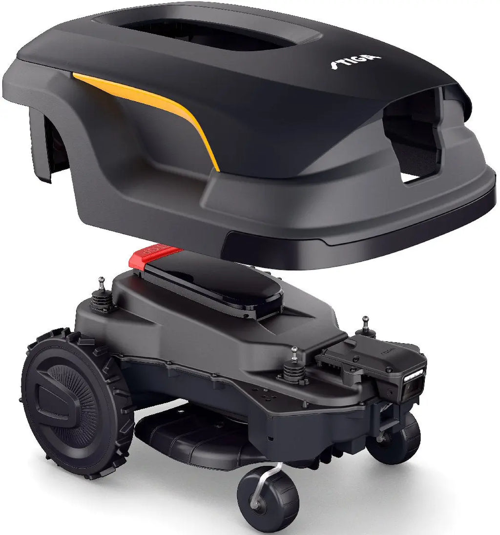 STIGA A 100V Mähroboter ohne Begrenzungskabel inklusive kostenloser Schutzabdeckung