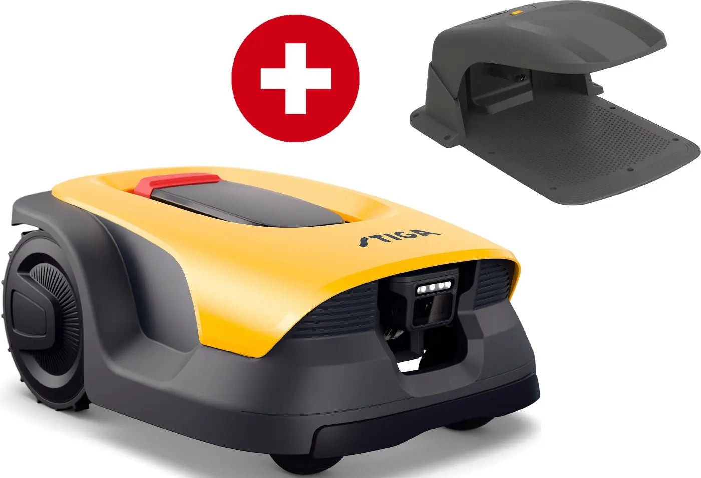 STIGA Mähroboter A 15V ohne Begrenzungskabel mit kostenloser Garage – Smarte GPS-Navigation & Vista-Technologie