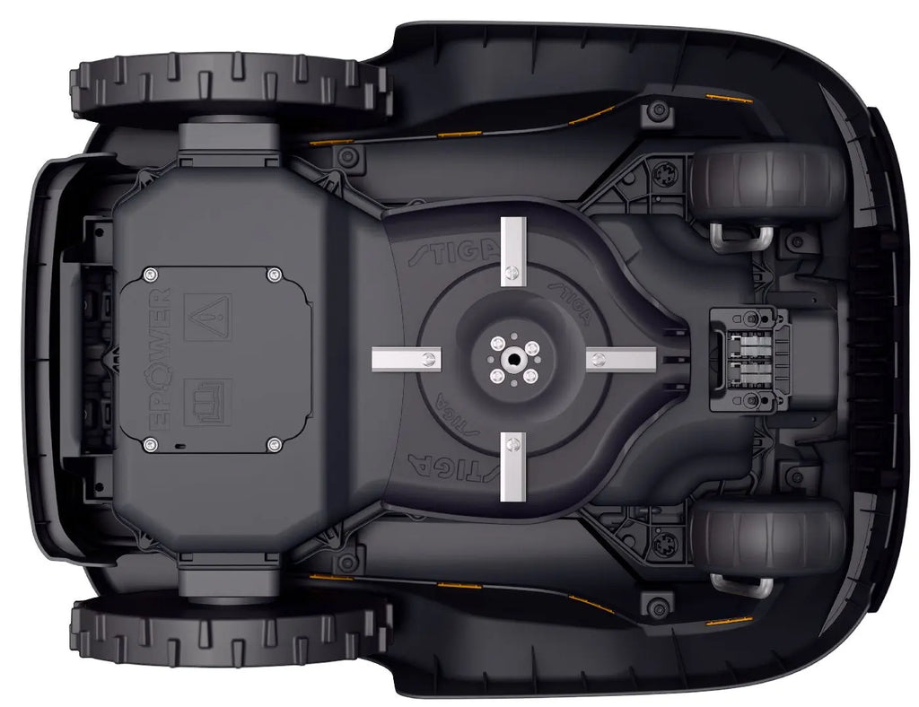 STIGA Mähroboter A 15V ohne Begrenzungskabel mit kostenloser Garage – Smarte GPS-Navigation & Vista-Technologie