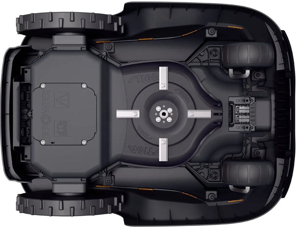 STIGA Mähroboter A 25V ohne Begrenzungskabel mit kostenloser Garage – Intelligente Vista-Navigation