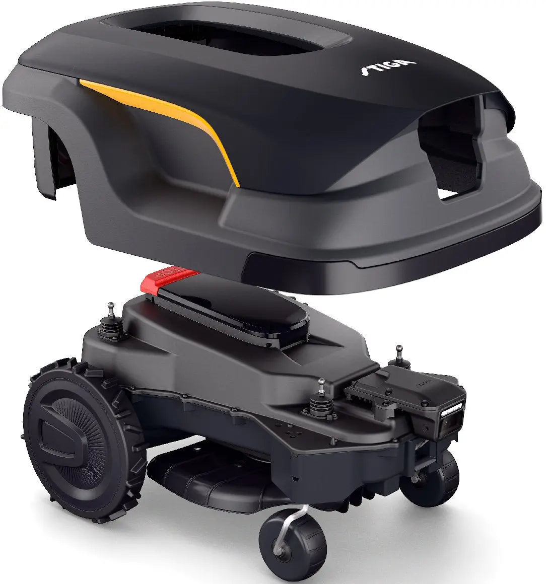 STIGA A 50v Mähroboter ohne Begrenzungskabel für bis zu 5.000 m² inkl. kostenloser Robotergarage
