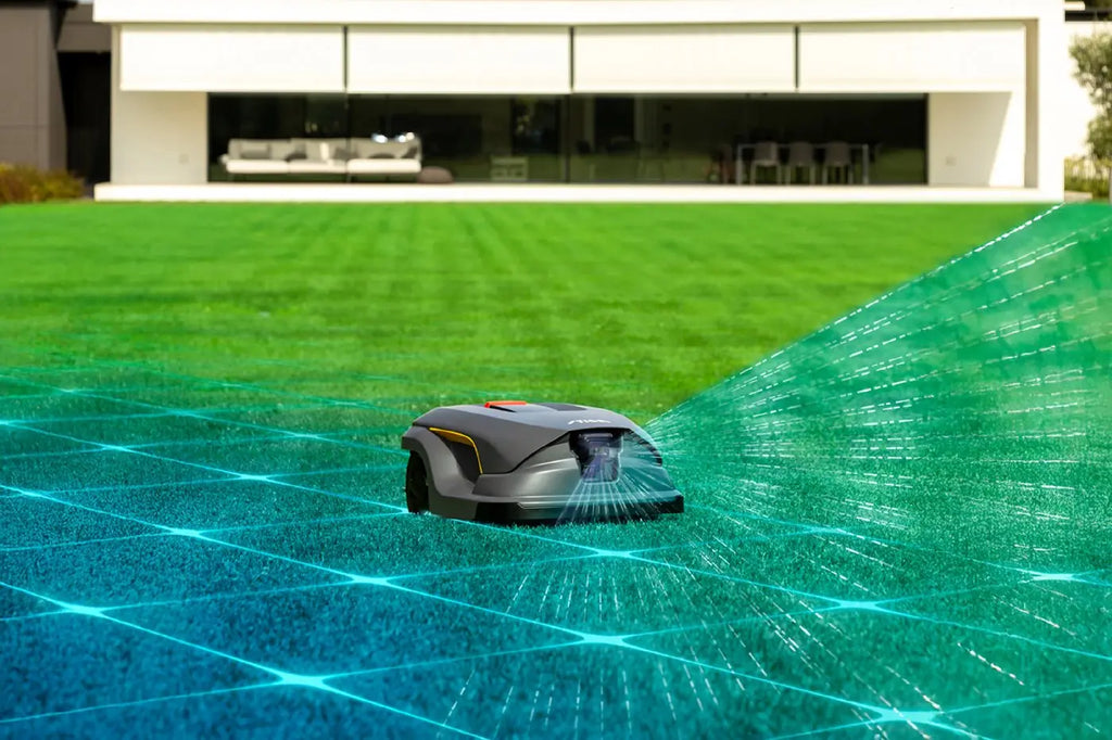 STIGA A 50v Mähroboter ohne Begrenzungskabel für bis zu 5.000 m² inkl. kostenloser Robotergarage