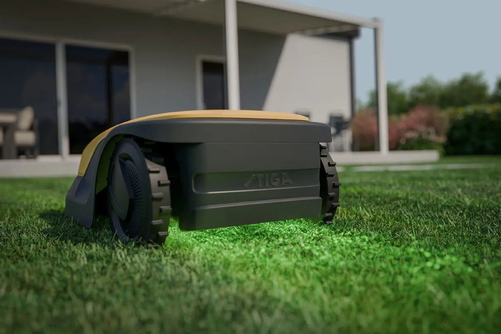 STIGA A 8V Mähroboter ohne Begrenzungskabel – Intelligente automatische Rasenpflege