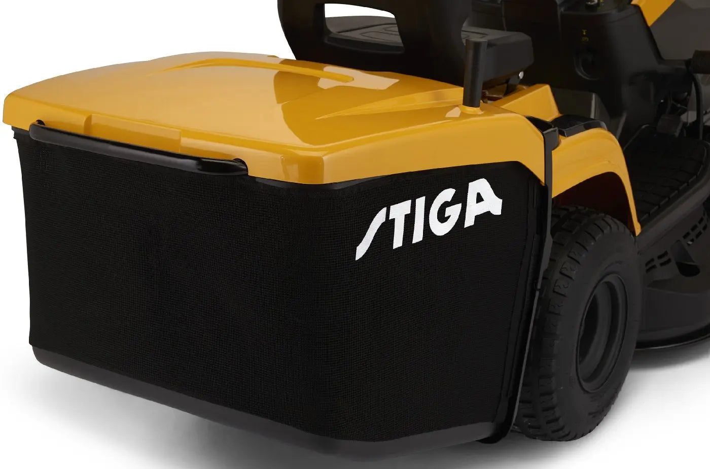 STIGA Estate 598 W Special HONDA Rasentraktor mit Mulchkit, Anhängerkupplung & Ladegerät – 98 cm Schnittbreite