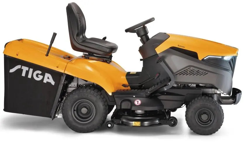 STIGA Estate 7102 W Rasentraktor mit Mulchkit, Anhängerkupplung & Batterieladegerät inklusive