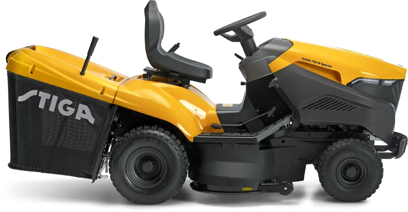 STIGA Estate 798 W Special HONDA Rasentraktor inkl. Mulchkit, Anhängerkupplung & Batterieladegerät