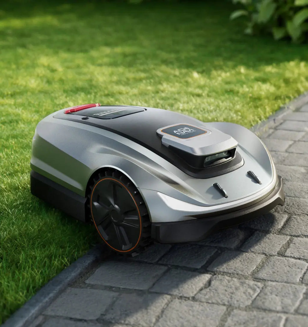Sunseeker Elite X5 – Mähroboter ohne Begrenzungskabel für große Rasenflächen bis 2.000 m² mit Allradantrieb