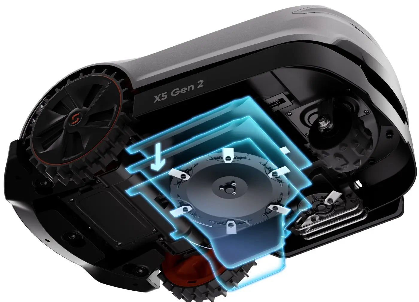 Sunseeker X5 GEN 2 – Kabelloser Premium-Mähroboter mit KI-Navigation für Rasenflächen bis 2.000 m²
