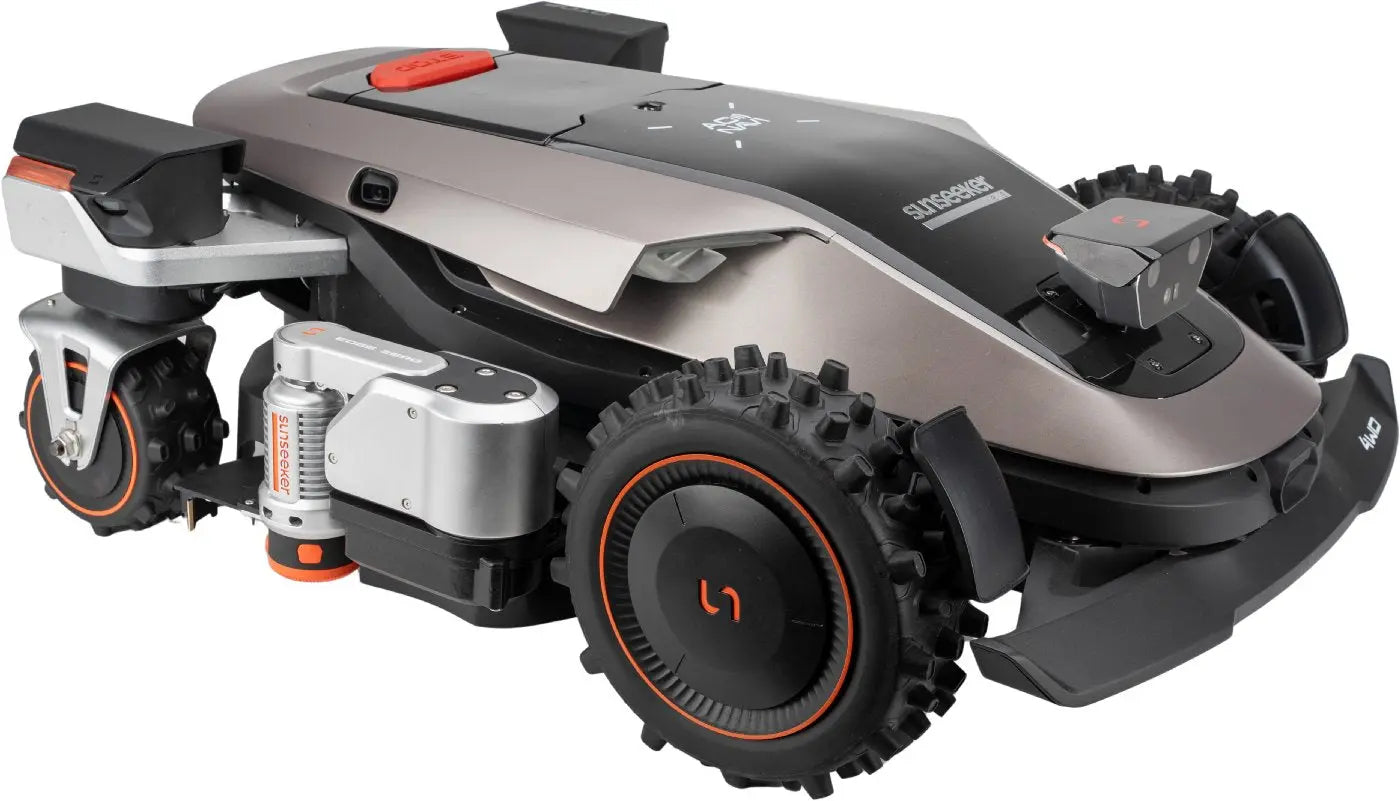 Sunseeker X9 Mähroboter ohne Begrenzungskabel für Sportplätze und Großflächen mit Allradantrieb (4WD)