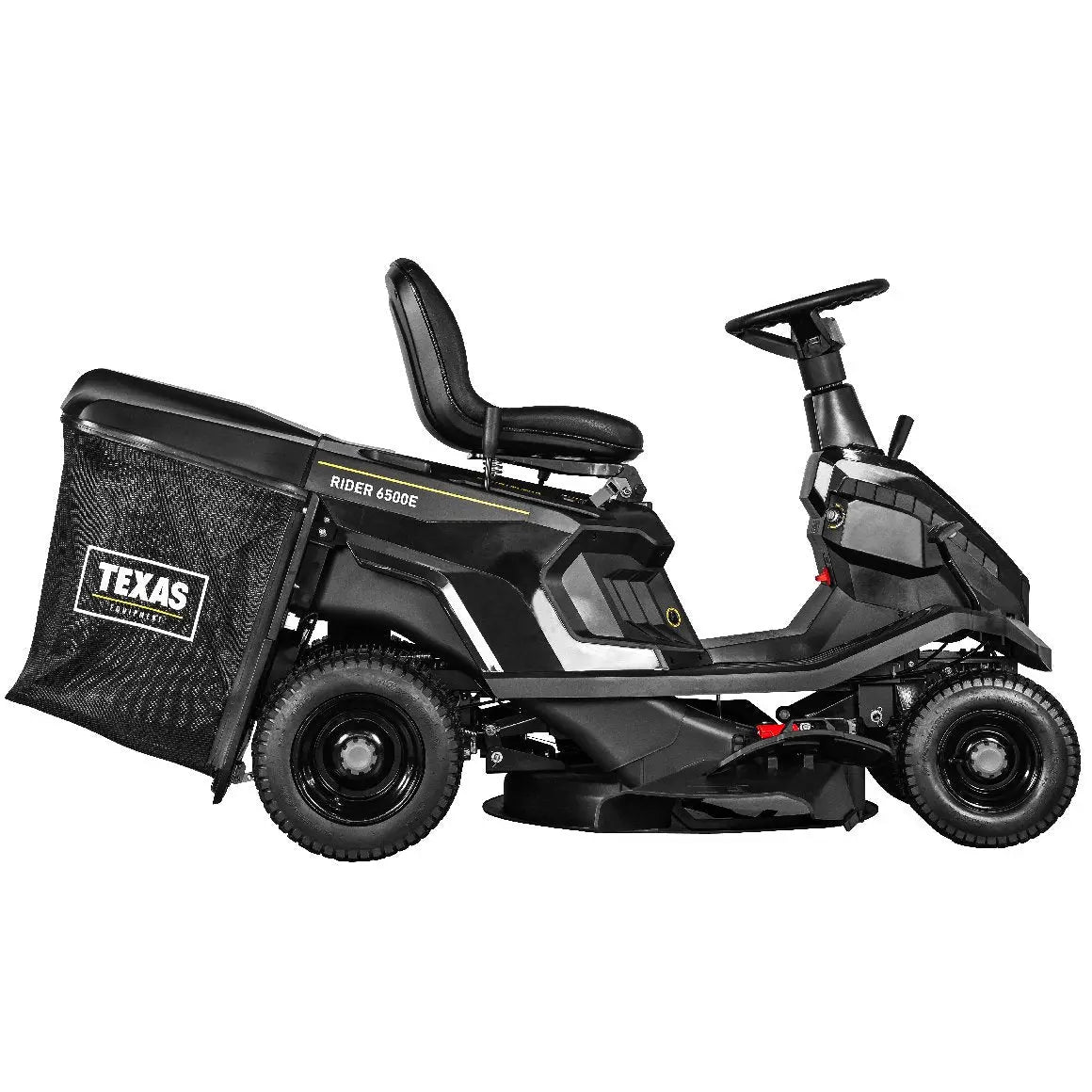 Texas Aufsitzmäher Rider 6500E 3-in-1 mit Fangkorb, Mulchfunktion und Seitenauswurf