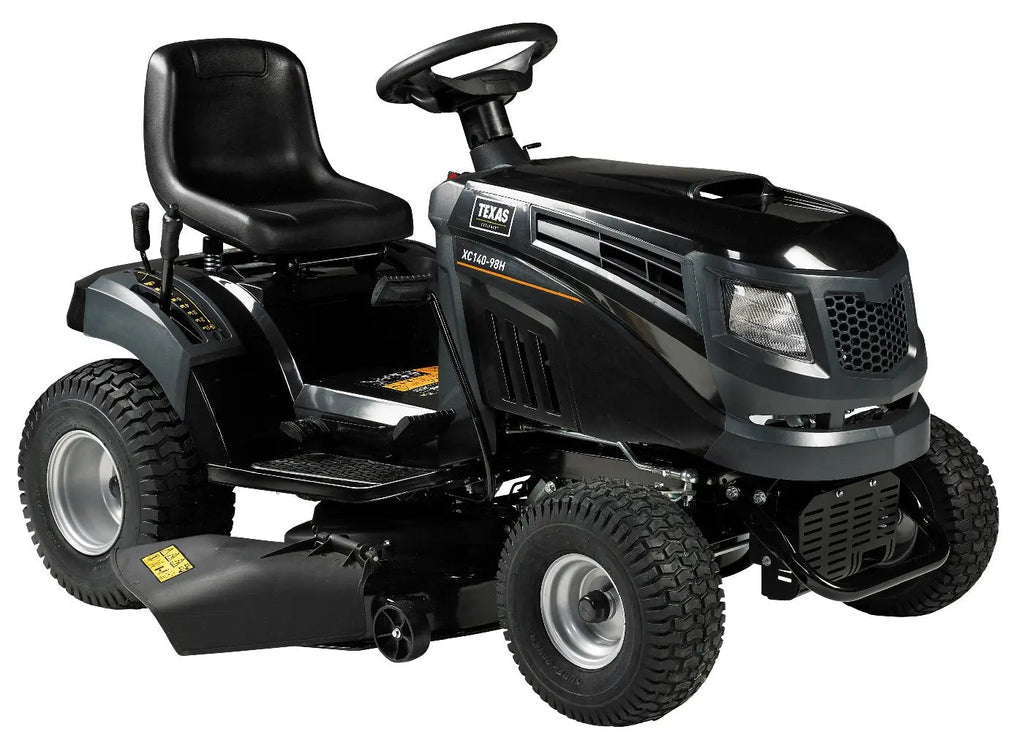 Texas XC140-98H Aufsitzmäher – 98 cm Mähdeck – Hydrostatgetriebe – inkl. Mulchkit – Komfort-Rasentraktor