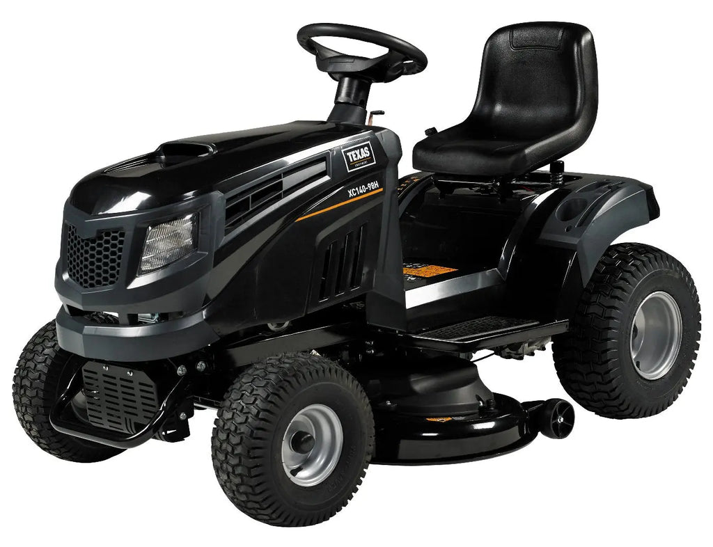 Texas XC140-98H Aufsitzmäher – 98 cm Mähdeck – Hydrostatgetriebe – inkl. Mulchkit – Komfort-Rasentraktor