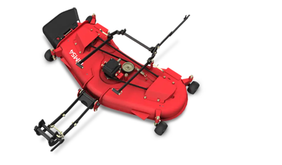 TYM T194 Allrad-Diesel-Kleintraktor – mit Rasenbereifung & 137 cm Zwischenachsmähwerk | Kompakter Traktor für Garten- und Landschaftspflege
